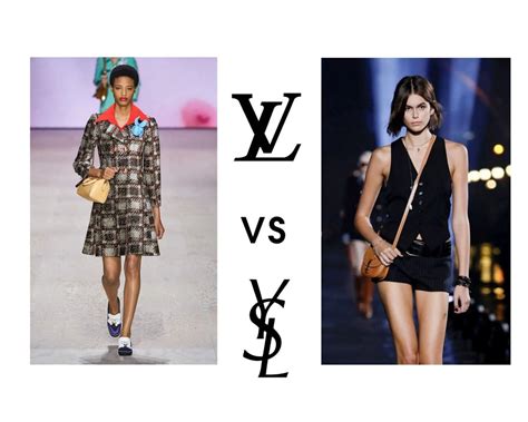 louis vuitton vs YSL clothing